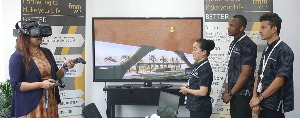 Virtual Reality Training for Soft Services